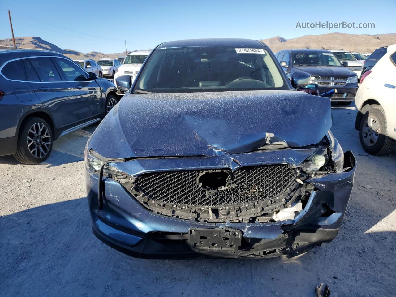 2019 Mazda Cx-5 Sport Blue vin: JM3KFABM6K0627602