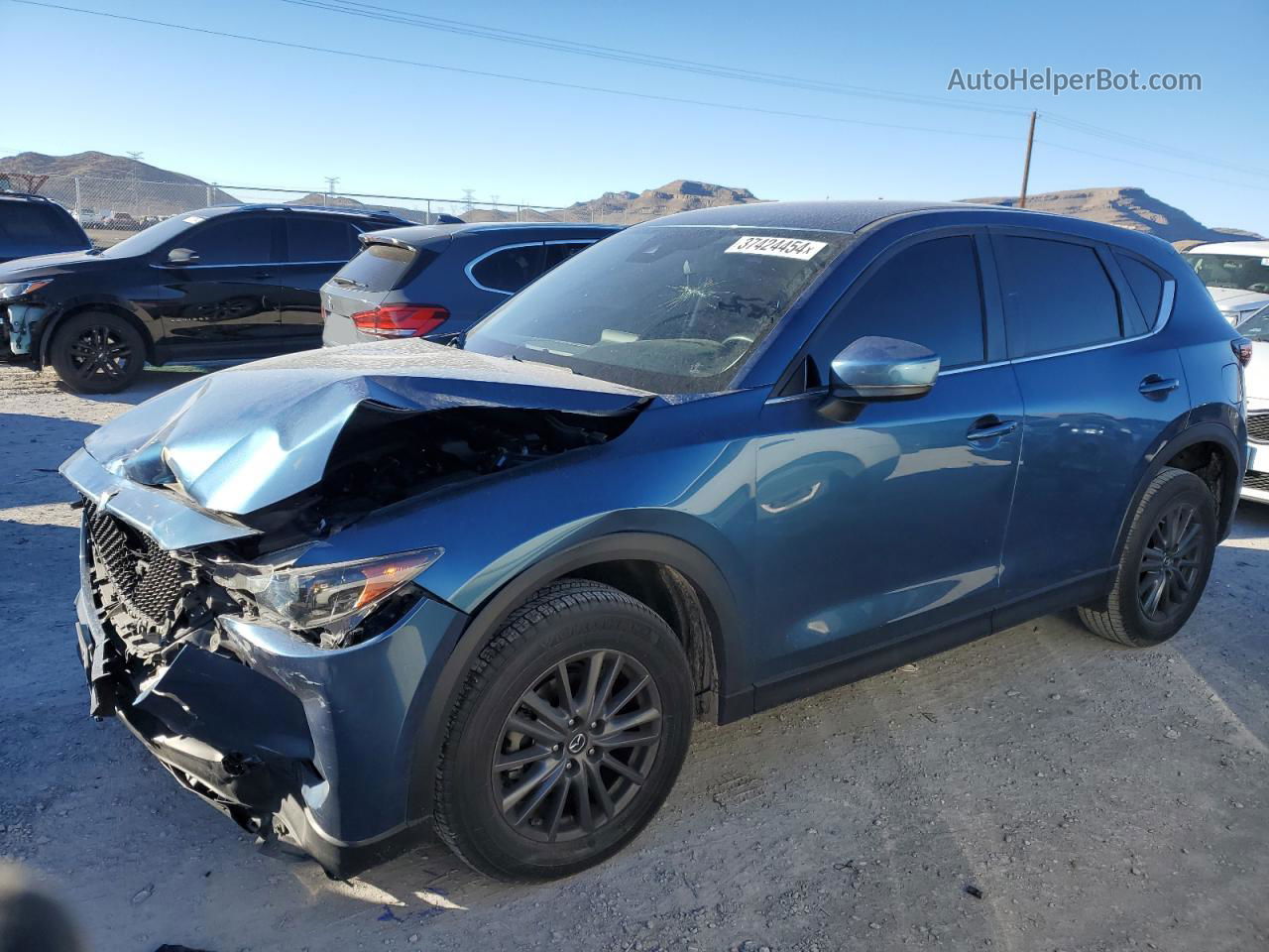 2019 Mazda Cx-5 Sport Blue vin: JM3KFABM6K0627602