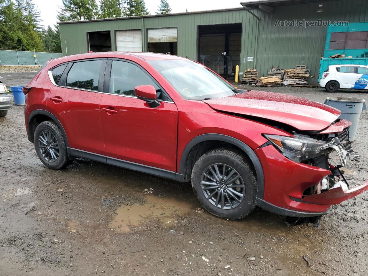 2019 Mazda Cx-5 Sport Red vin: JM3KFABM7K0525158