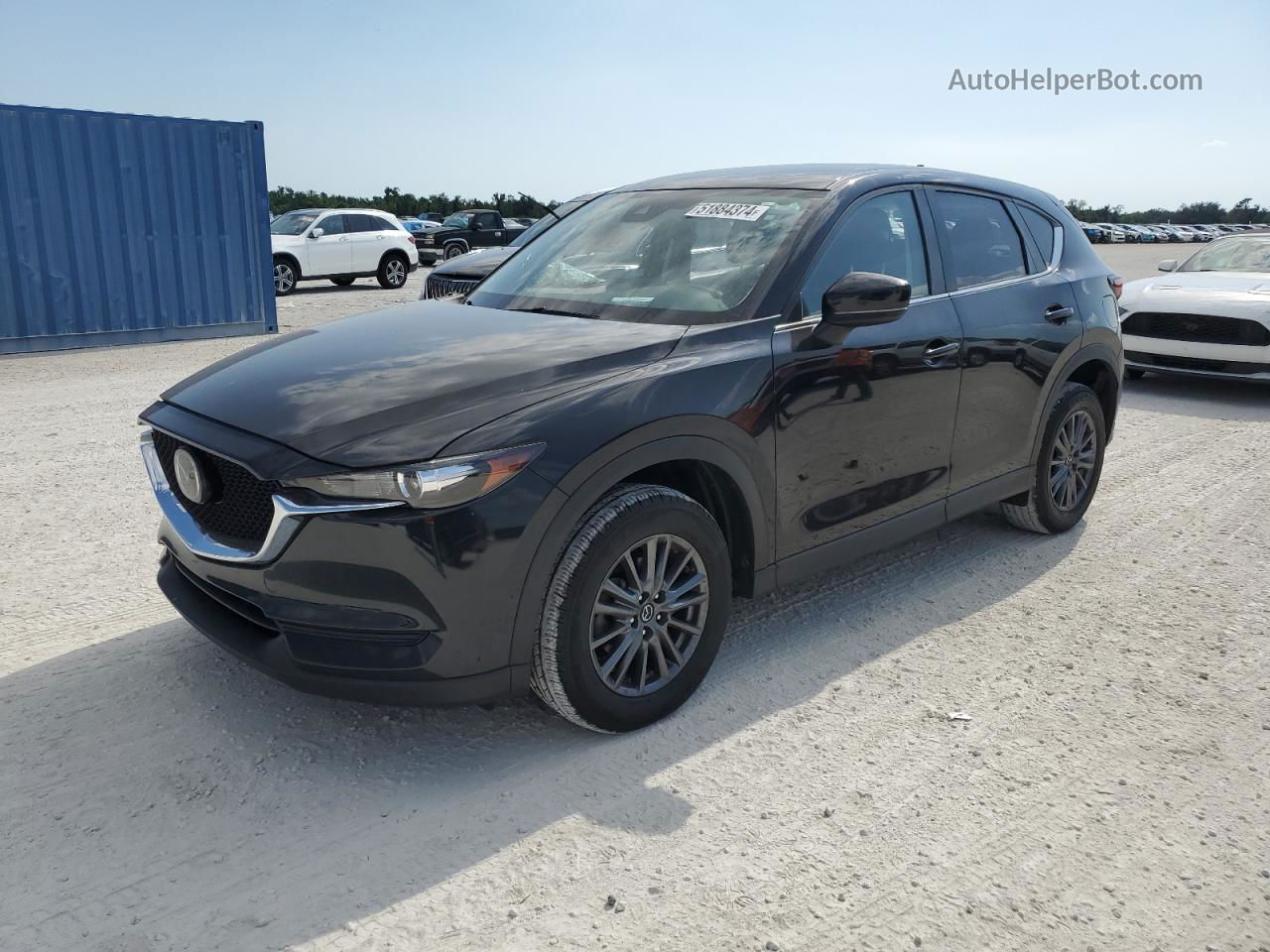 2021 Mazda Cx-5 Sport Black vin: JM3KFABM8M0301898