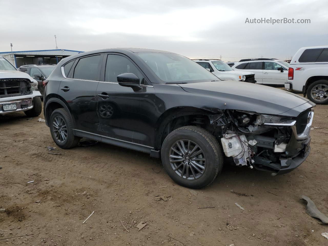 2019 Mazda Cx-5 Sport Black vin: JM3KFABM9K1566577