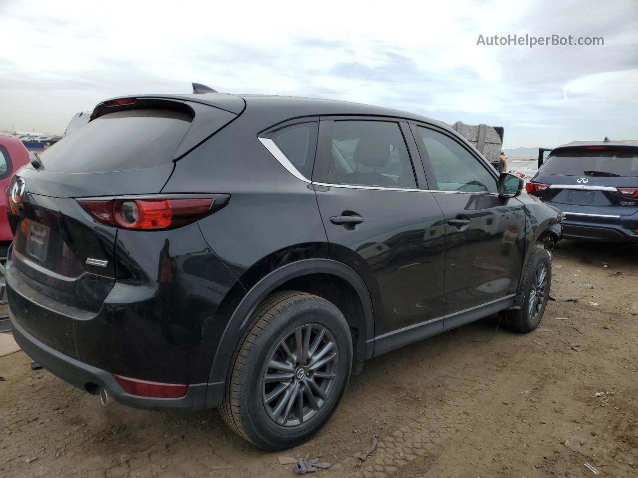 2019 Mazda Cx-5 Sport Black vin: JM3KFABM9K1566577