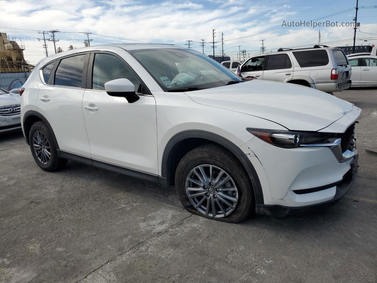 2017 Mazda Cx-5 Touring Белый vin: JM3KFACL0H0197077