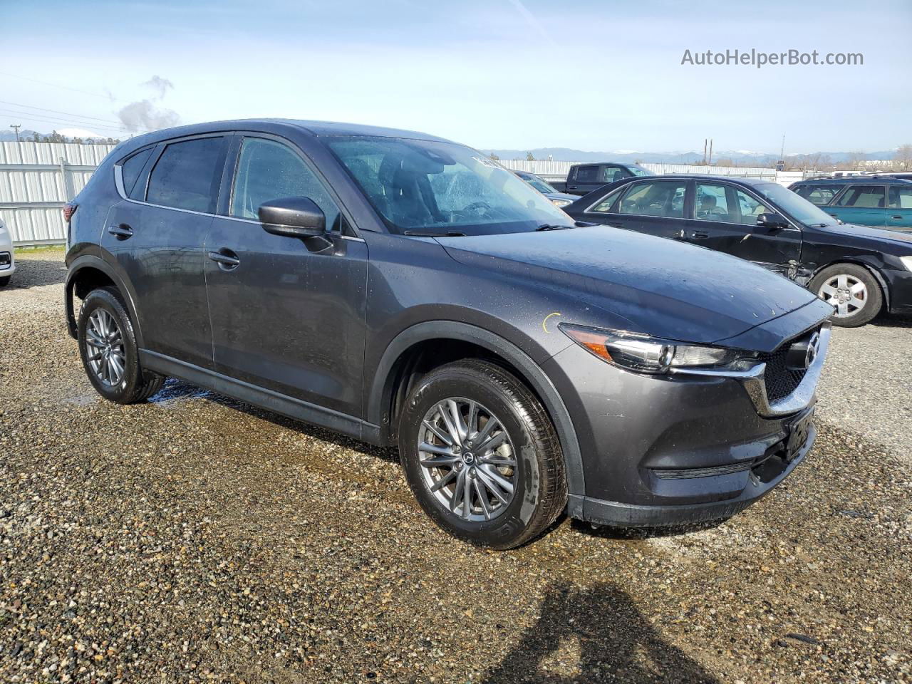 2017 Mazda Cx-5 Touring Gray vin: JM3KFACL1H0187318