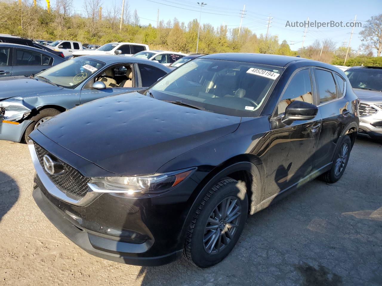 2017 Mazda Cx-5 Touring Black vin: JM3KFACL2H0158815