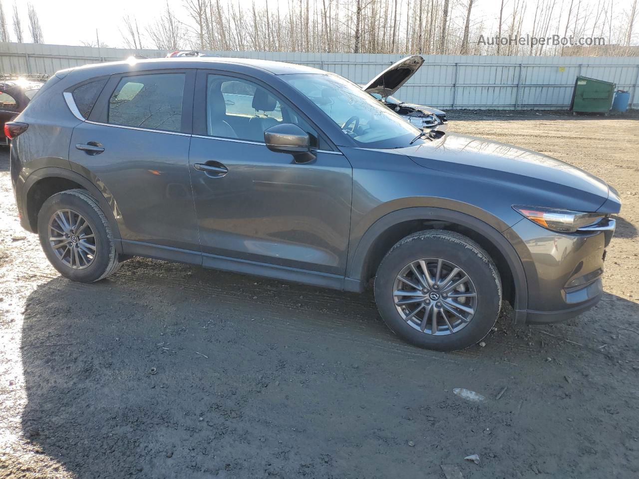 2019 Mazda Cx-5 Touring Gray vin: JM3KFACL4K0695287