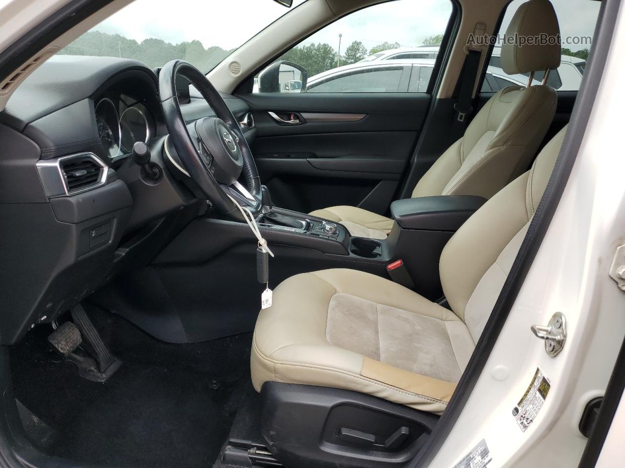 2017 Mazda Cx-5 Touring White vin: JM3KFACL7H0213047