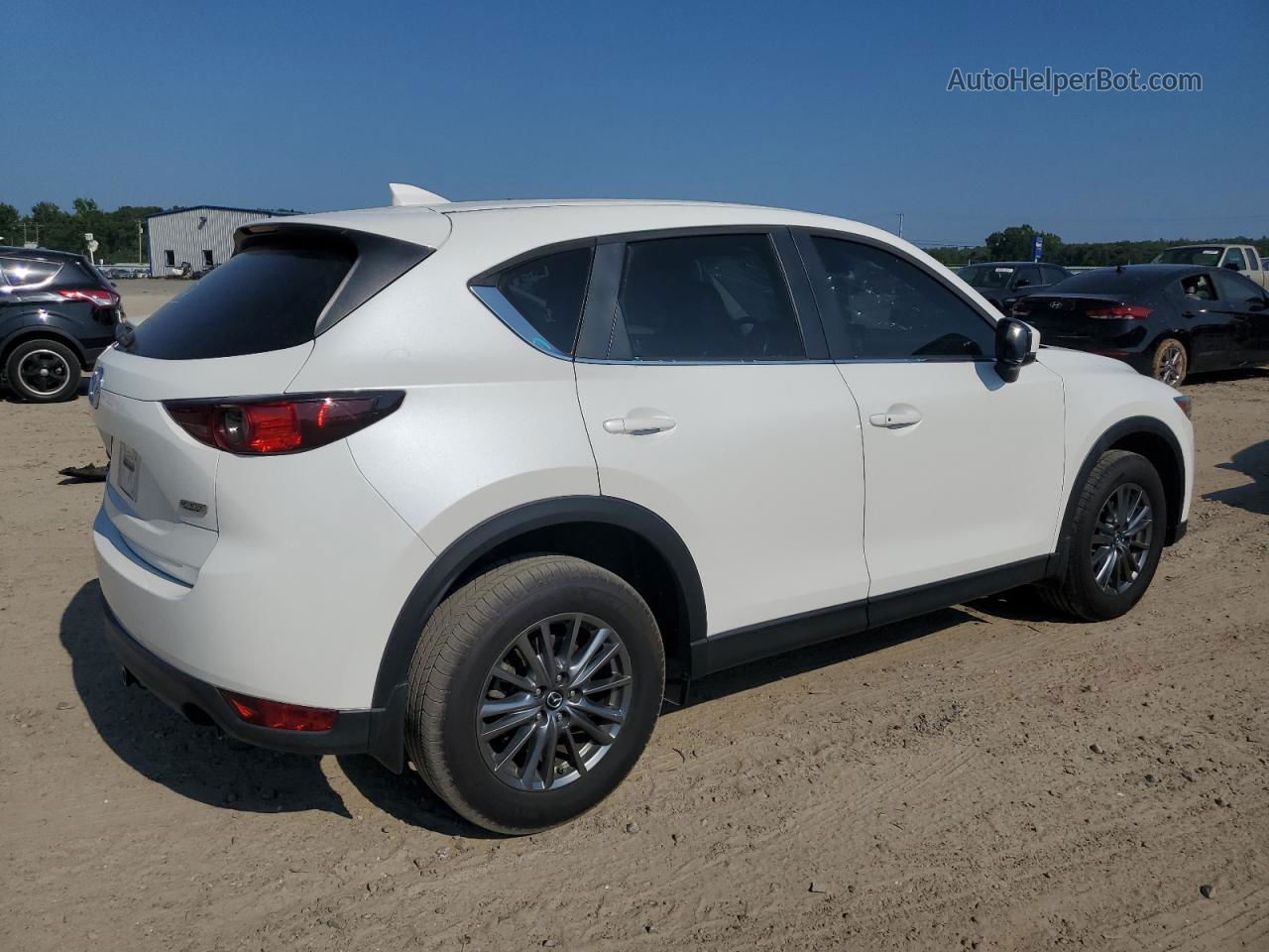 2017 Mazda Cx-5 Touring White vin: JM3KFACL8H0195495