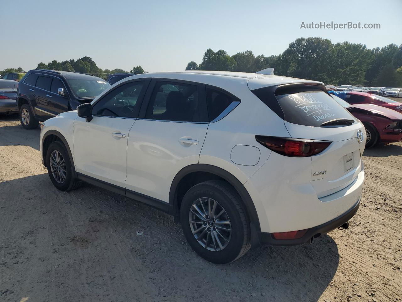 2017 Mazda Cx-5 Touring White vin: JM3KFACL8H0195495