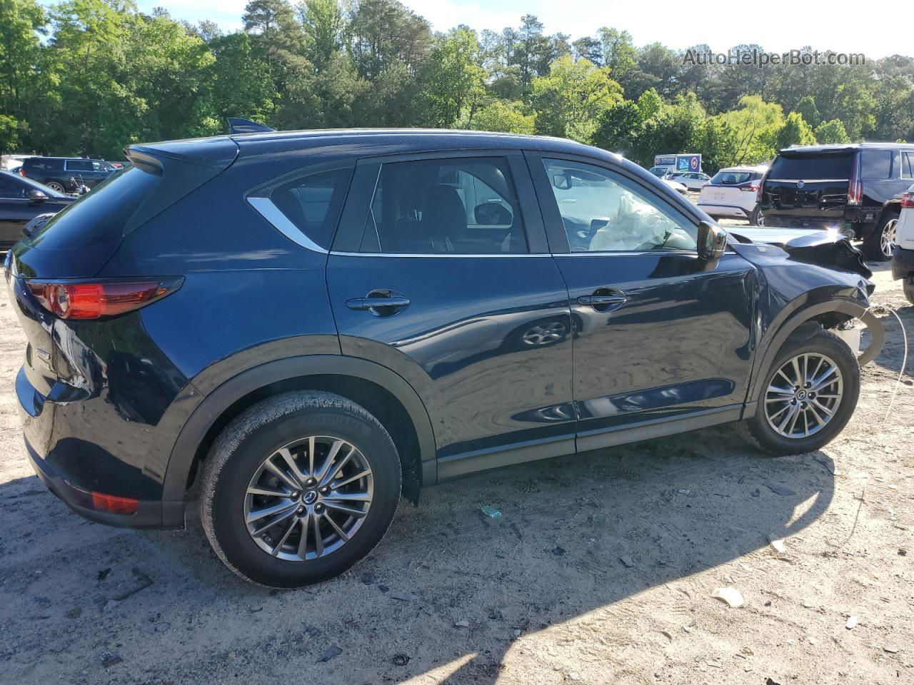 2017 Mazda Cx-5 Touring Blue vin: JM3KFACL8H0198168