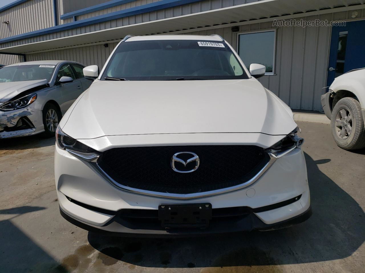 2017 Mazda Cx-5 Touring White vin: JM3KFACL8H0214739