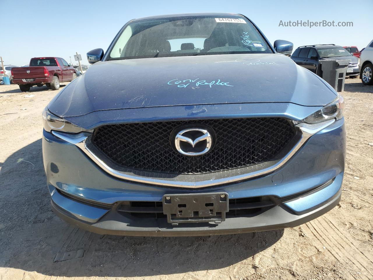 2017 Mazda Cx-5 Touring Blue vin: JM3KFACLXH0158237