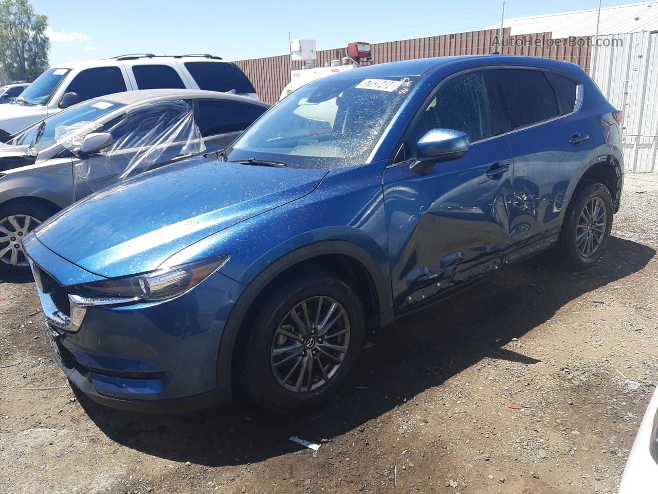 2019 Mazda Cx-5 Touring Синий vin: JM3KFACM0K1541100