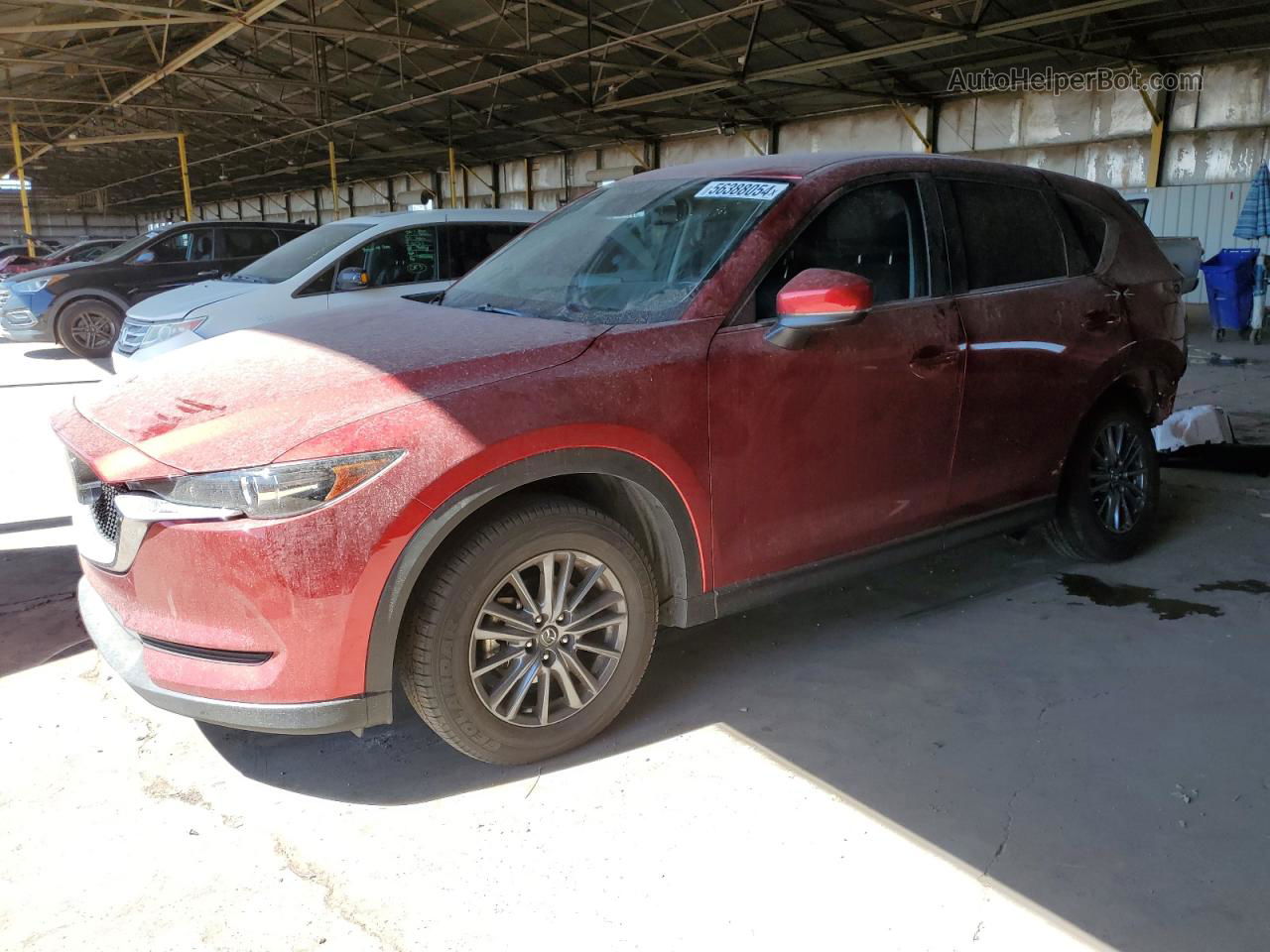 2021 Mazda Cx-5 Touring Red vin: JM3KFACM0M0369725