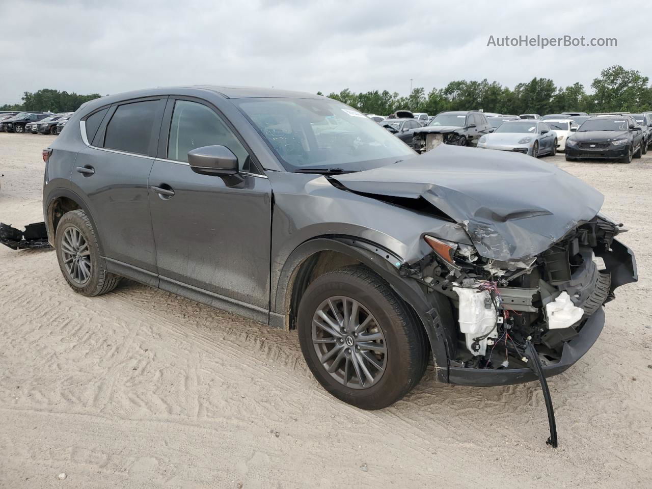 2021 Mazda Cx-5 Touring Gray vin: JM3KFACM0M0396701