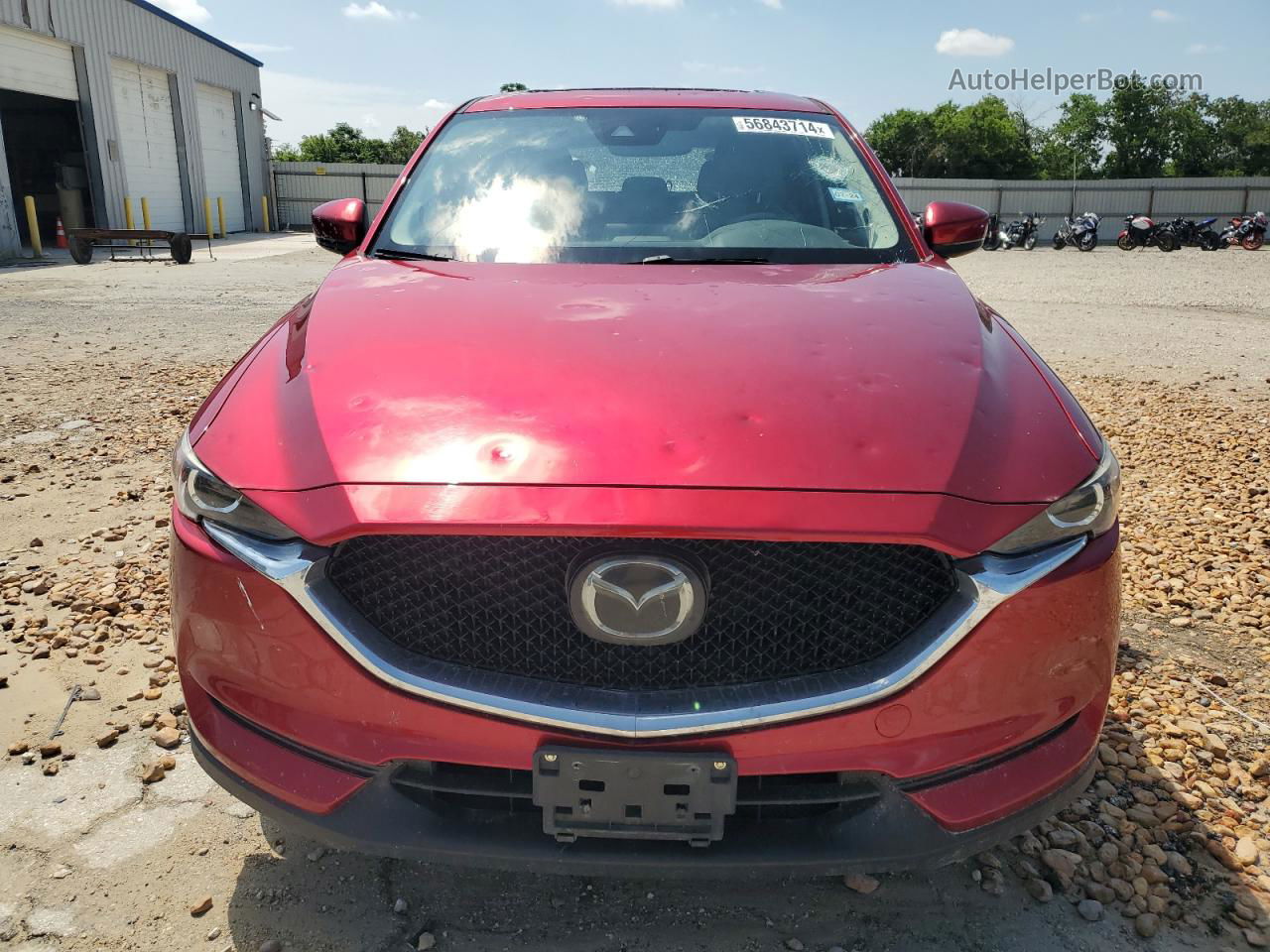 2019 Mazda Cx-5 Touring Red vin: JM3KFACM1K0627019