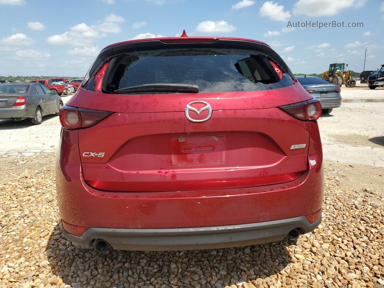 2019 Mazda Cx-5 Touring Red vin: JM3KFACM1K0627019
