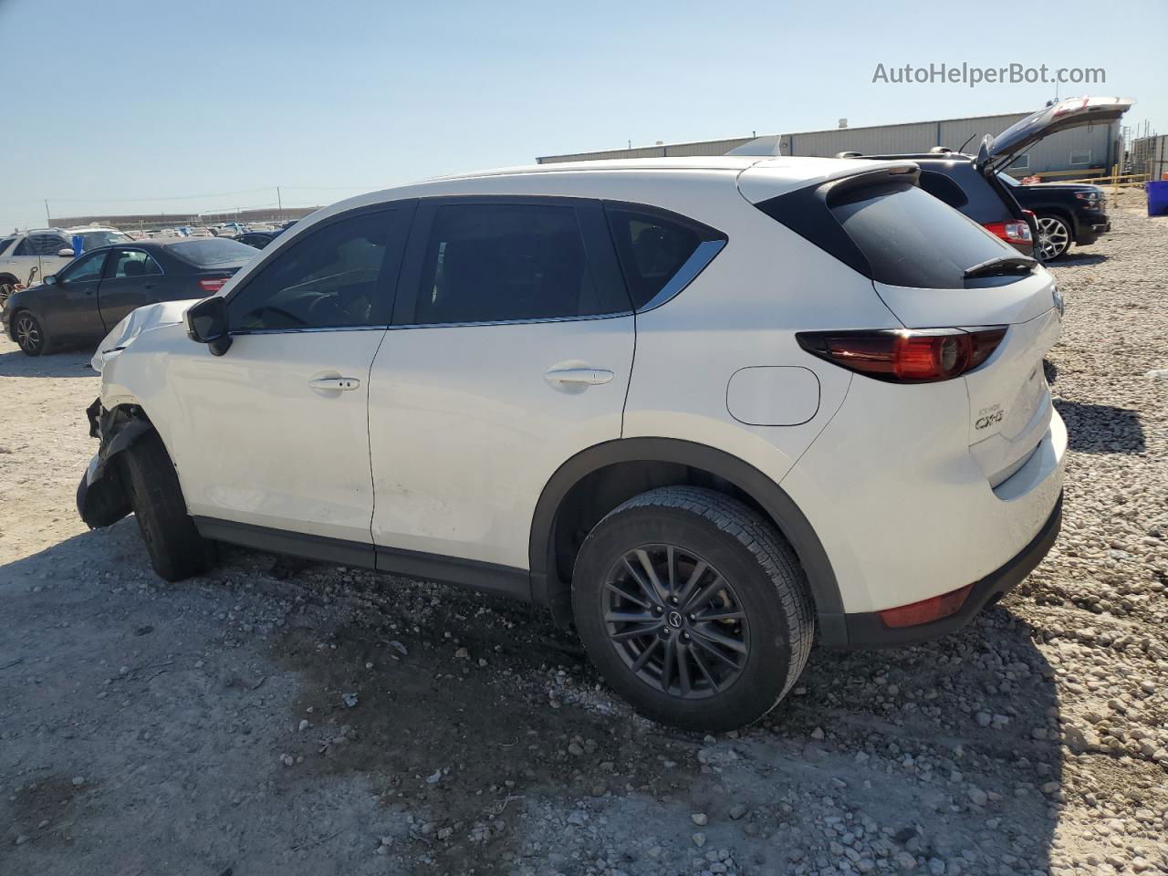 2021 Mazda Cx-5 Touring White vin: JM3KFACM1M1317563