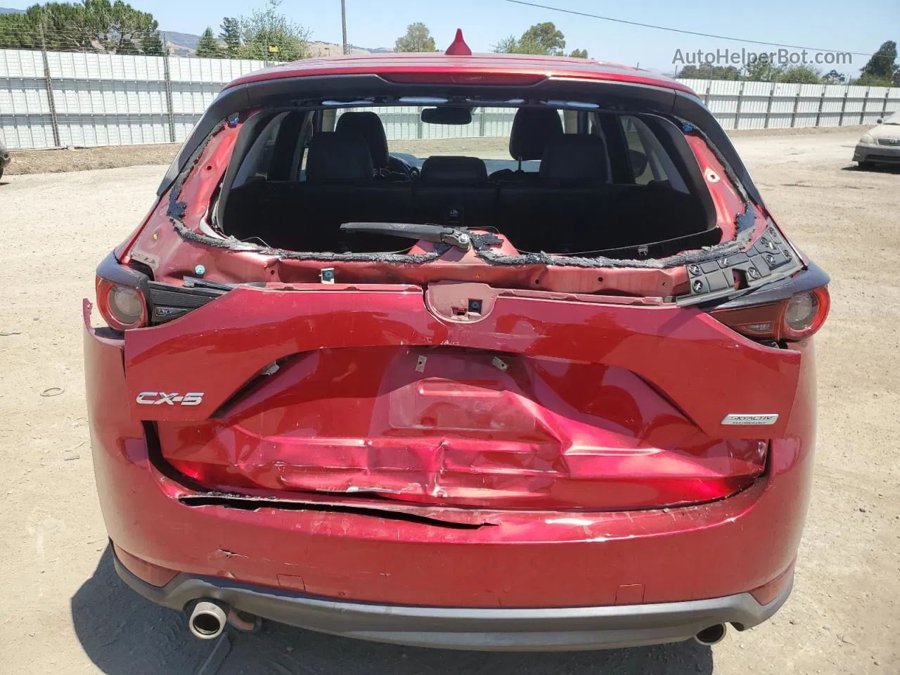 2019 Mazda Cx-5 Touring Red vin: JM3KFACM2K0548281