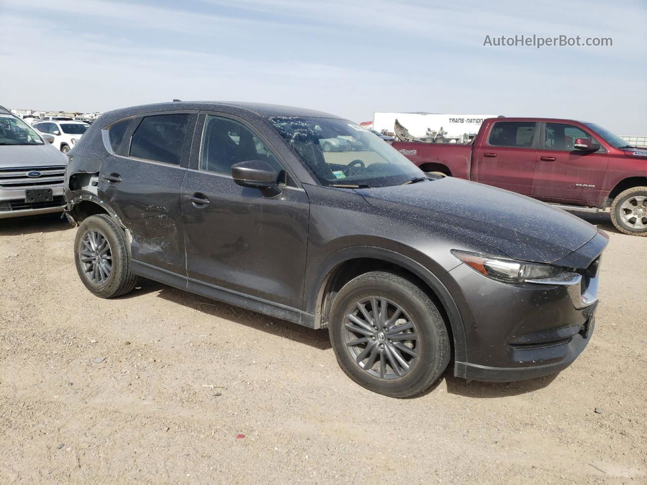 2019 Mazda Cx-5 Touring Gray vin: JM3KFACM2K1542006