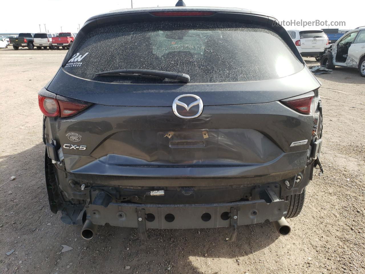 2019 Mazda Cx-5 Touring Gray vin: JM3KFACM2K1542006