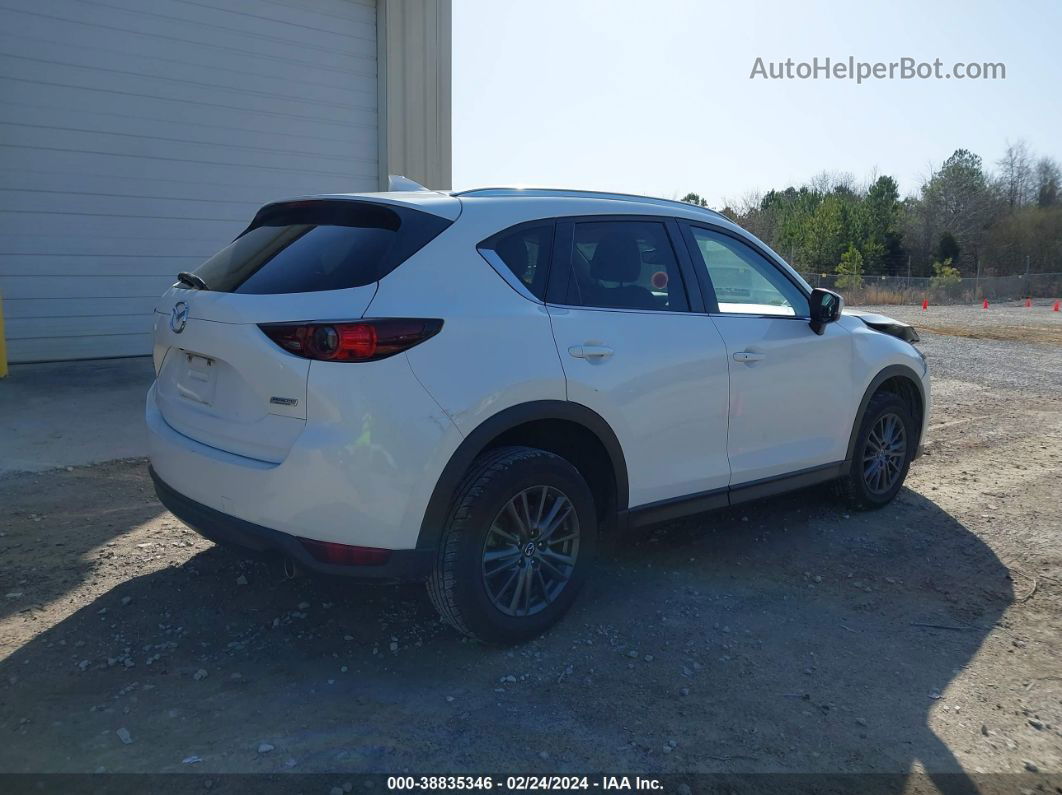 2019 Mazda Cx-5 Touring White vin: JM3KFACM2K1552891