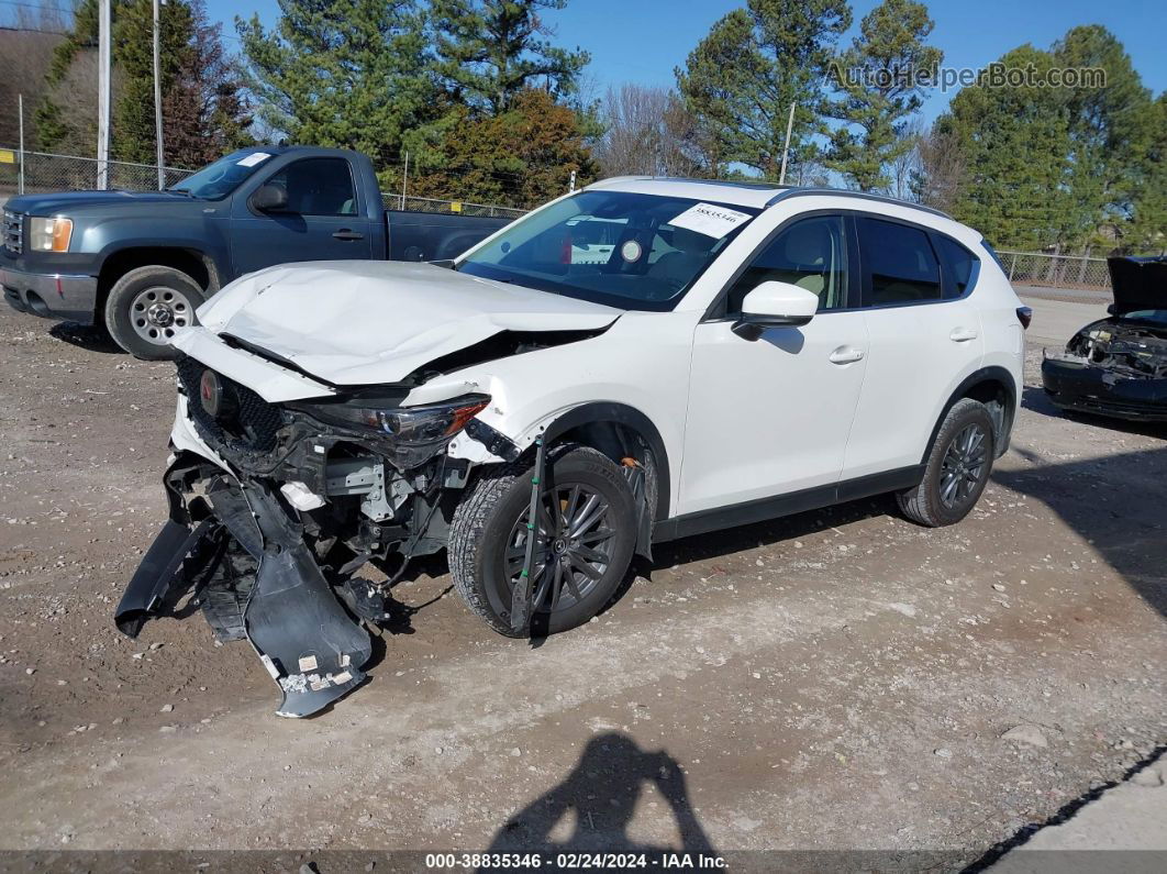 2019 Mazda Cx-5 Touring White vin: JM3KFACM2K1552891