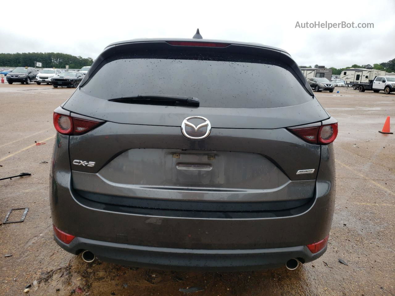 2019 Mazda Cx-5 Touring Gray vin: JM3KFACM2K1578472