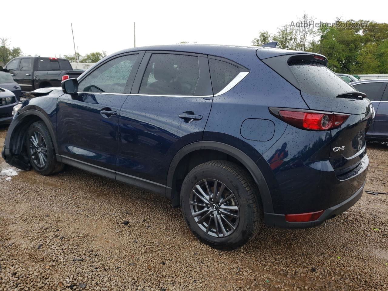 2021 Mazda Cx-5 Touring Blue vin: JM3KFACM2M0476811