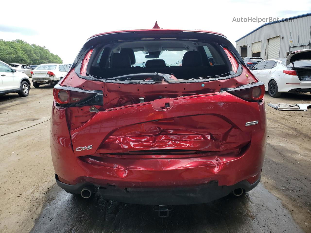 2019 Mazda Cx-5 Touring Maroon vin: JM3KFACM3K0638104