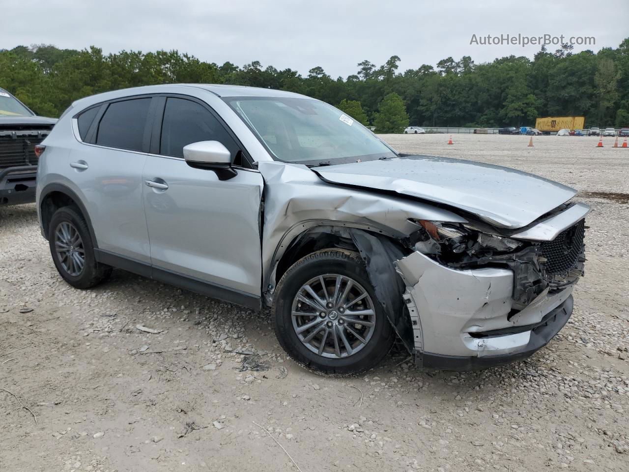 2019 Mazda Cx-5 Touring Silver vin: JM3KFACM3K0662581