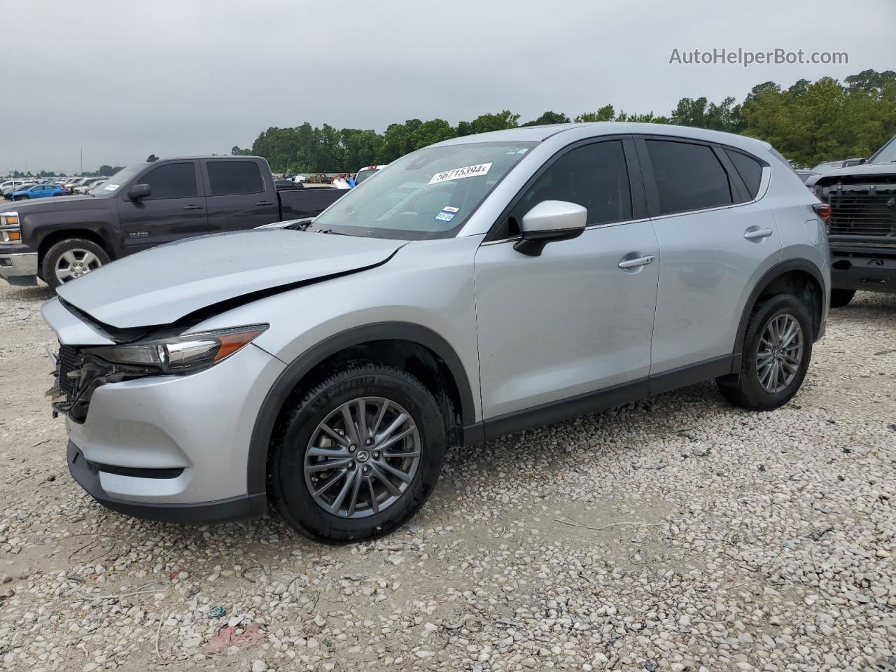 2019 Mazda Cx-5 Touring Silver vin: JM3KFACM3K0662581