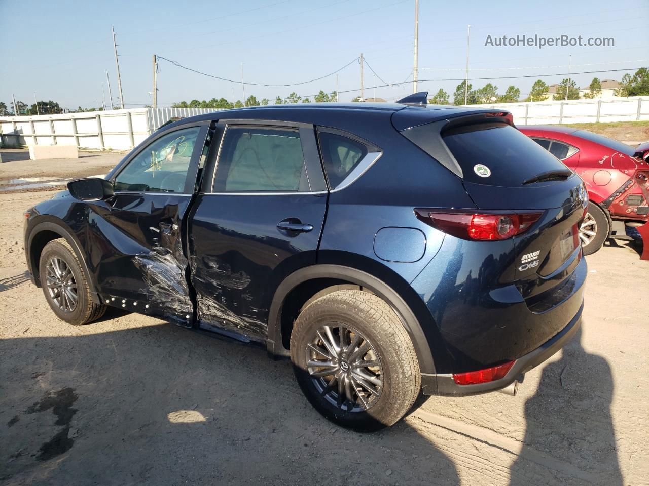 2019 Mazda Cx-5 Touring Синий vin: JM3KFACM3K1602150