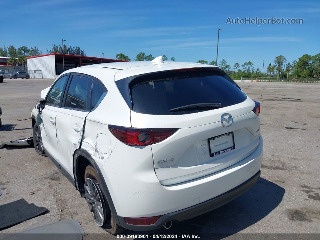 2021 Mazda Cx-5 Touring White vin: JM3KFACM3M0369010