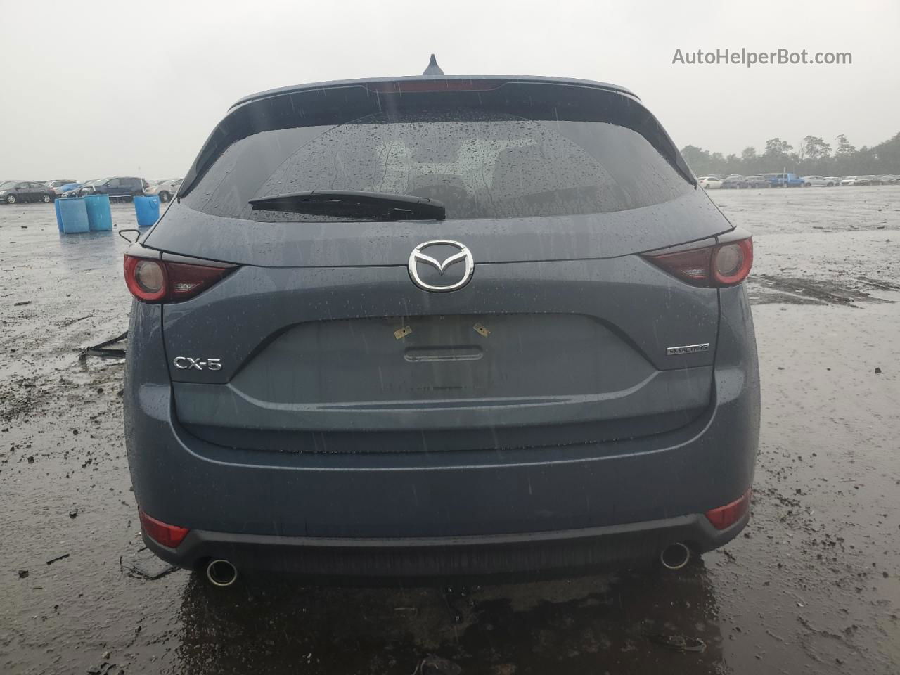 2021 Mazda Cx-5 Touring Blue vin: JM3KFACM3M0372697