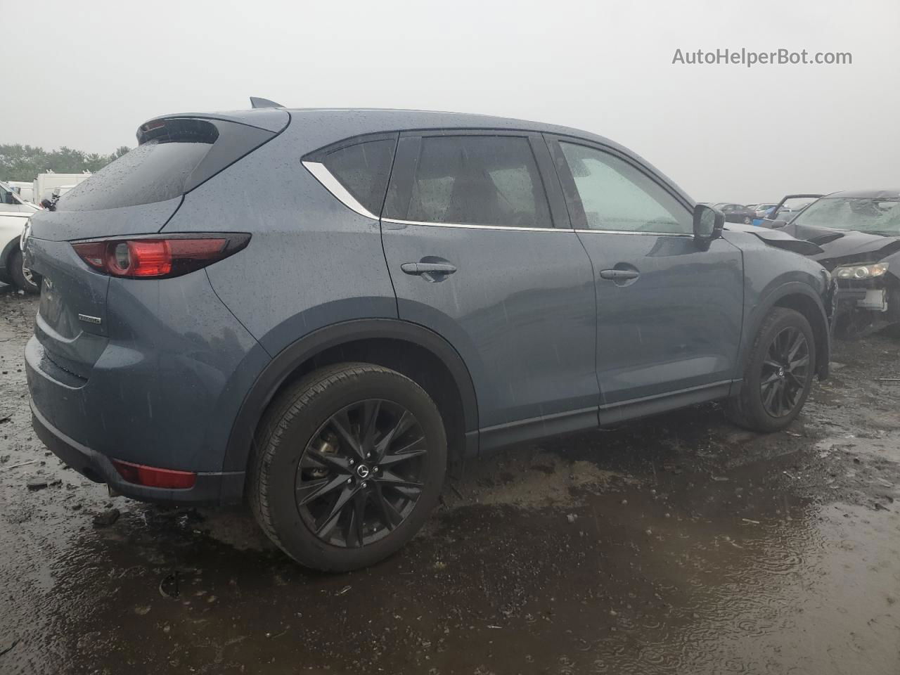 2021 Mazda Cx-5 Touring Blue vin: JM3KFACM3M0372697