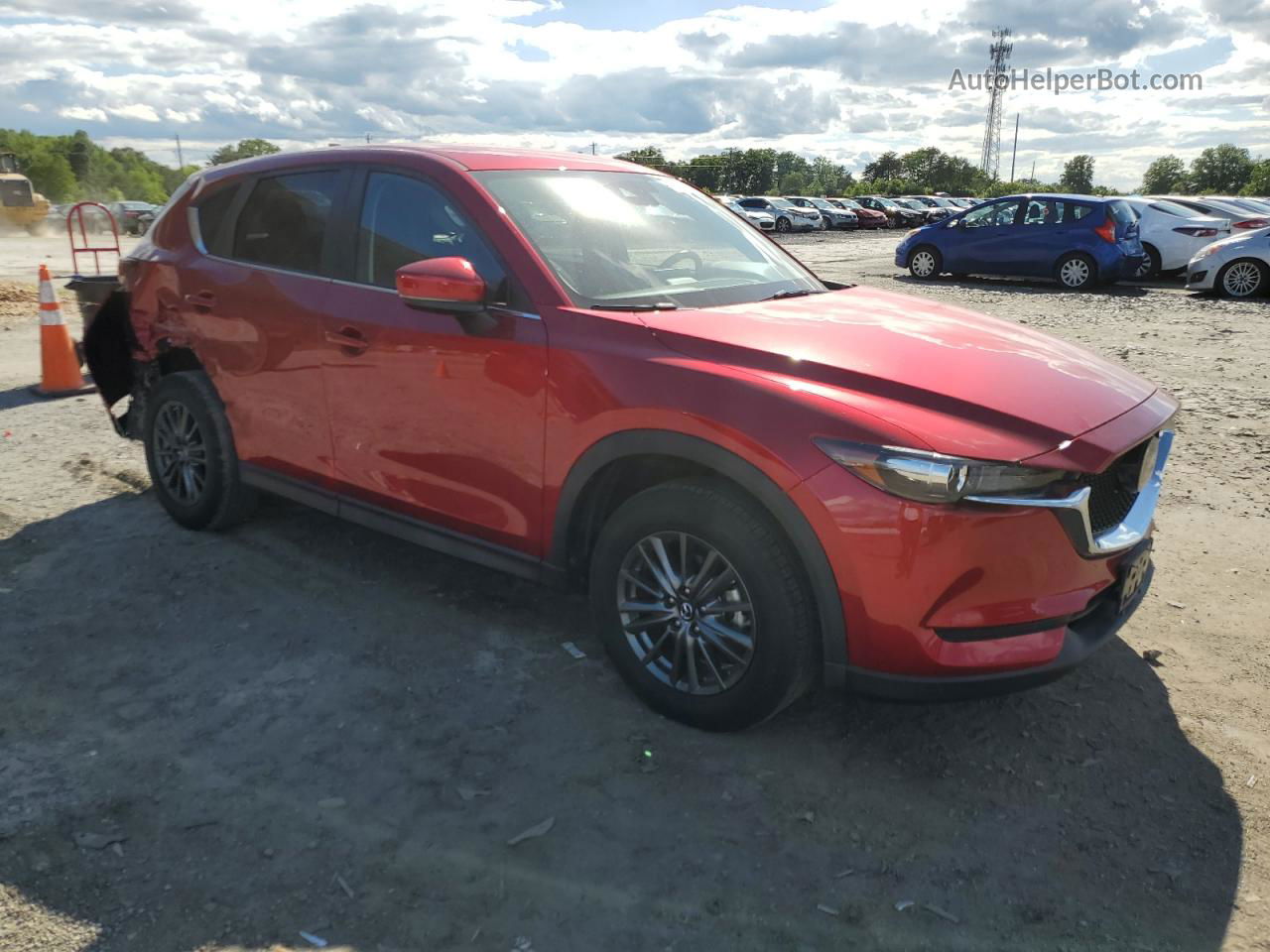 2019 Mazda Cx-5 Touring Red vin: JM3KFACM4K0622591