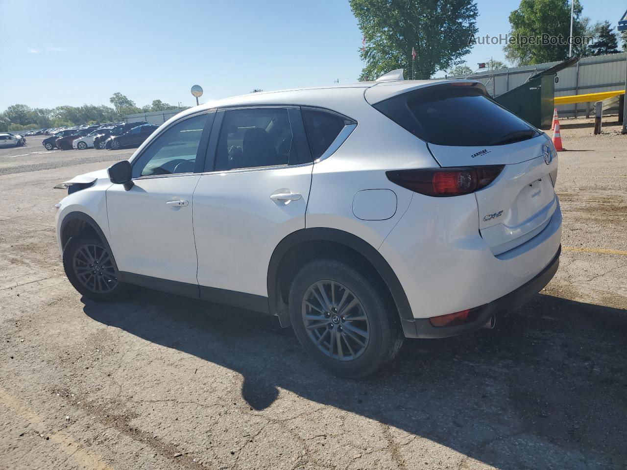 2019 Mazda Cx-5 Touring White vin: JM3KFACM4K0649497