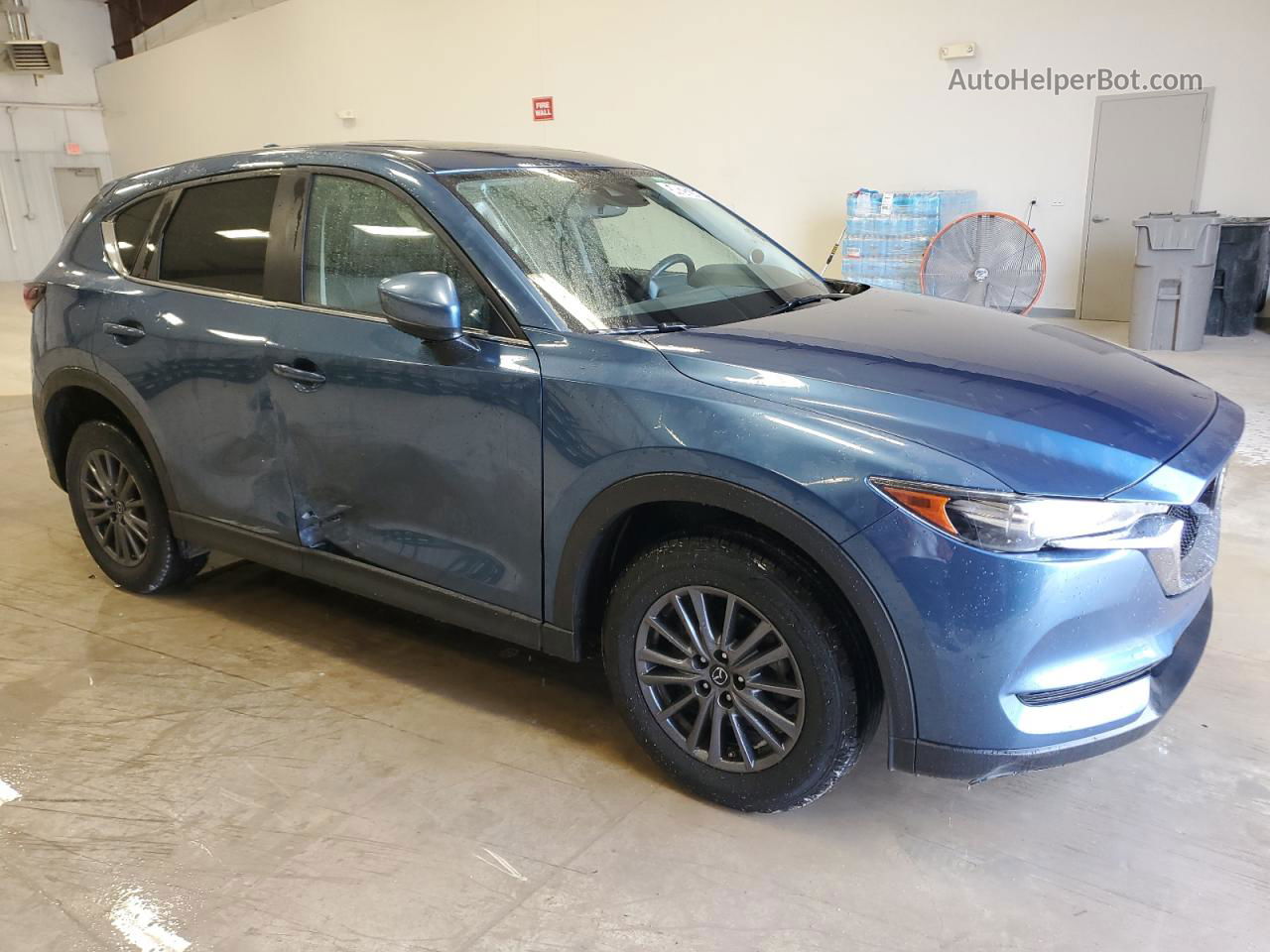 2019 Mazda Cx-5 Touring Blue vin: JM3KFACM4K0697887