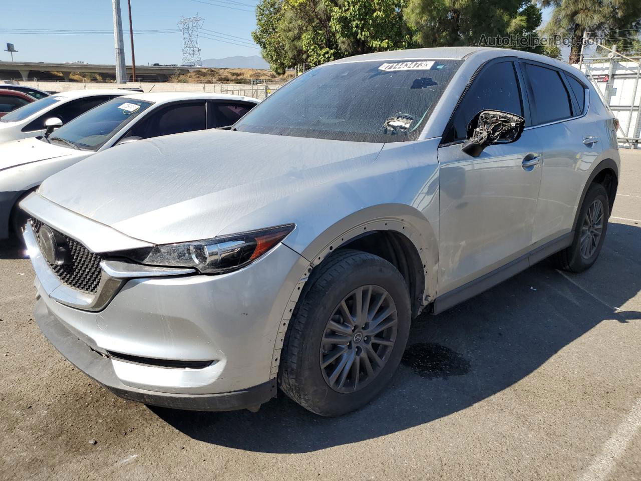 2019 Mazda Cx-5 Touring Silver vin: JM3KFACM4K1543318