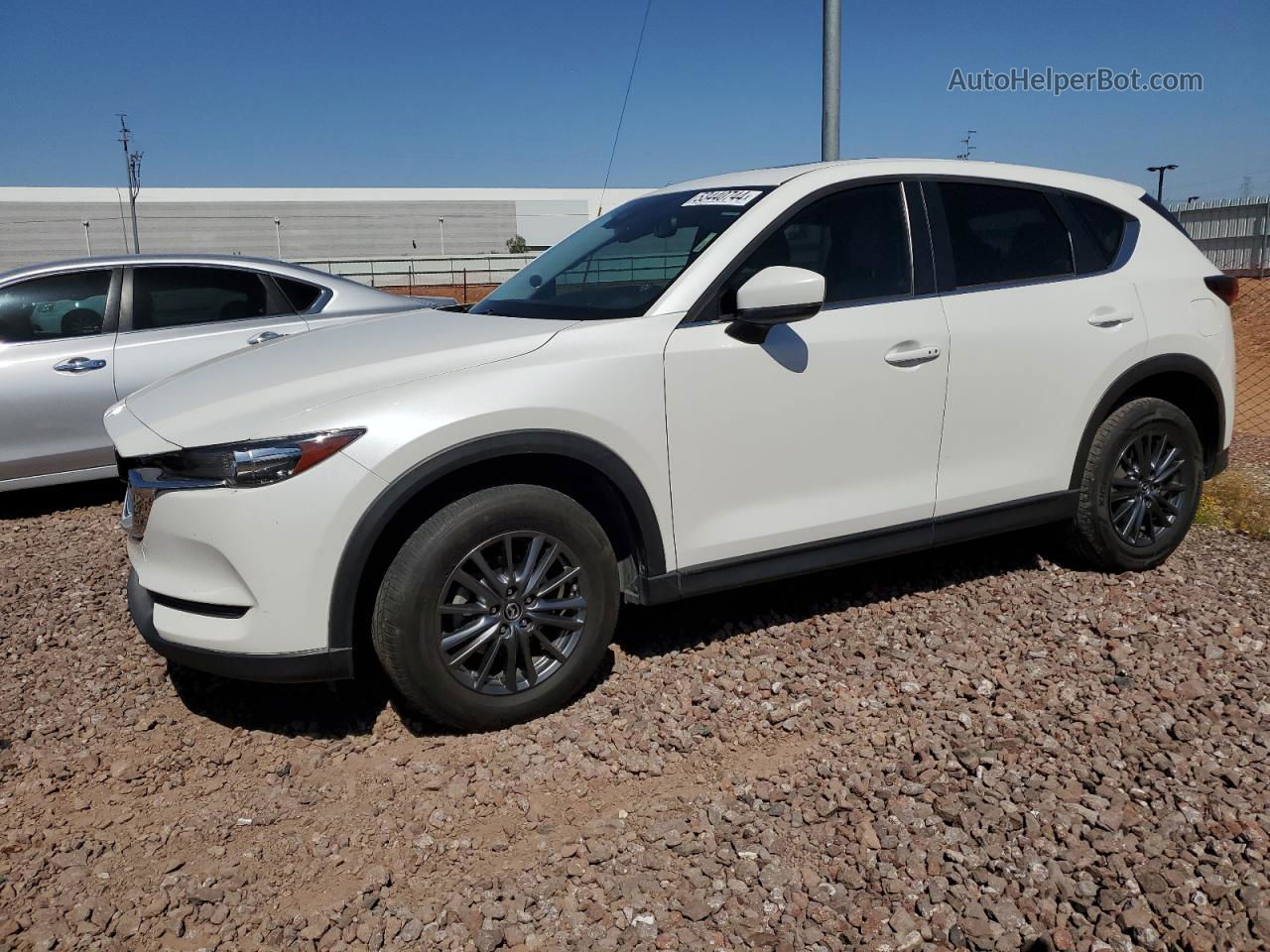 2019 Mazda Cx-5 Touring White vin: JM3KFACM4K1563018