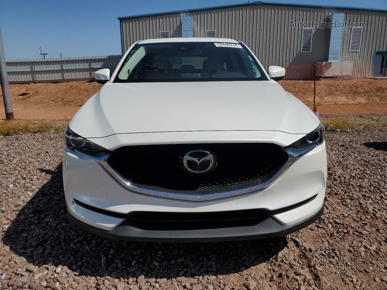 2019 Mazda Cx-5 Touring White vin: JM3KFACM4K1563018