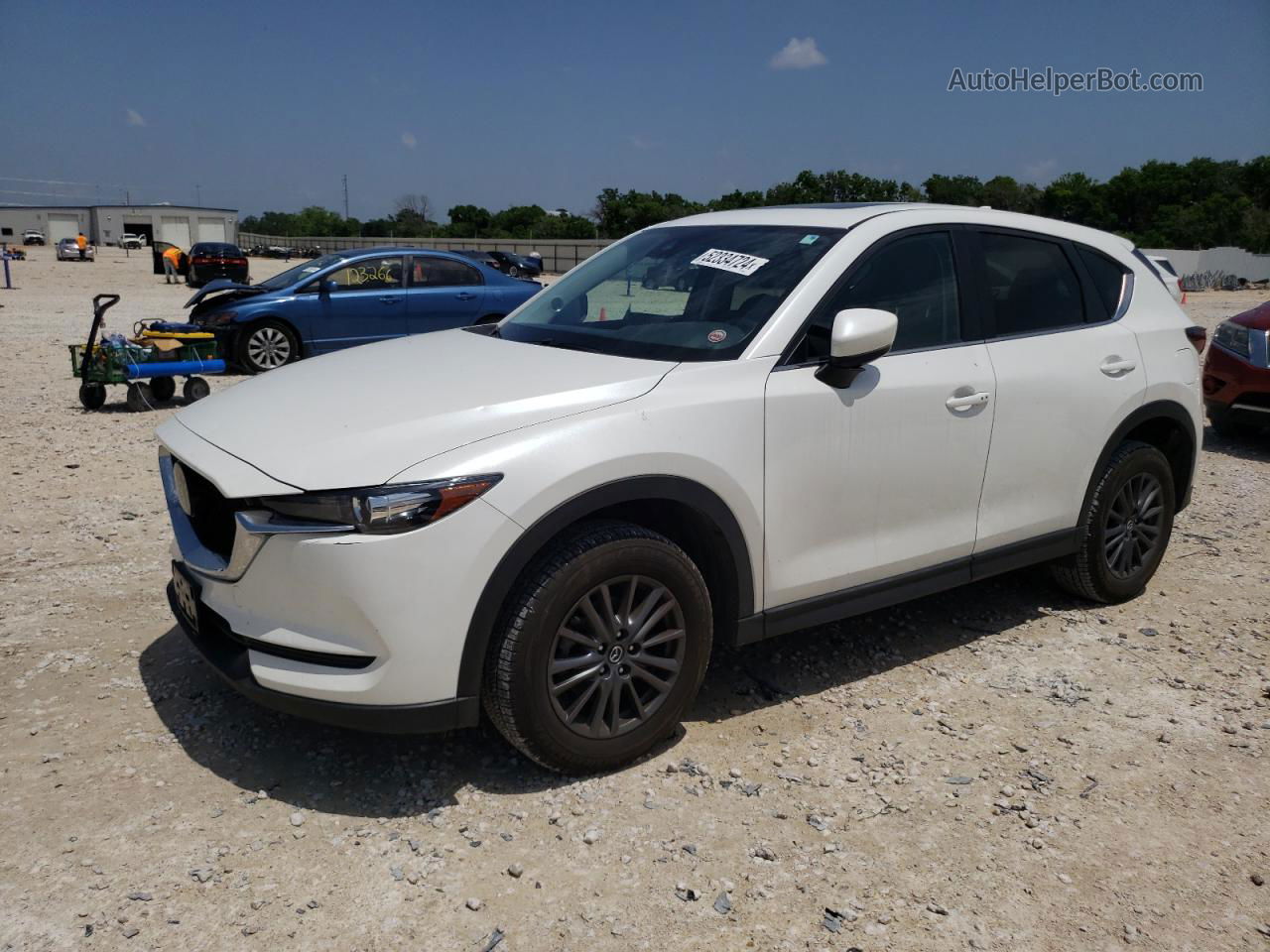 2021 Mazda Cx-5 Touring Белый vin: JM3KFACM4M0386253