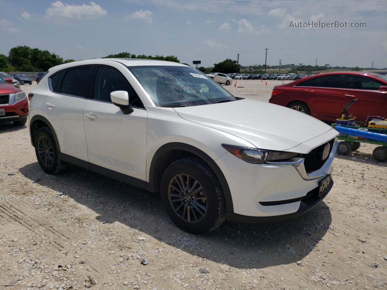 2021 Mazda Cx-5 Touring Белый vin: JM3KFACM4M0386253