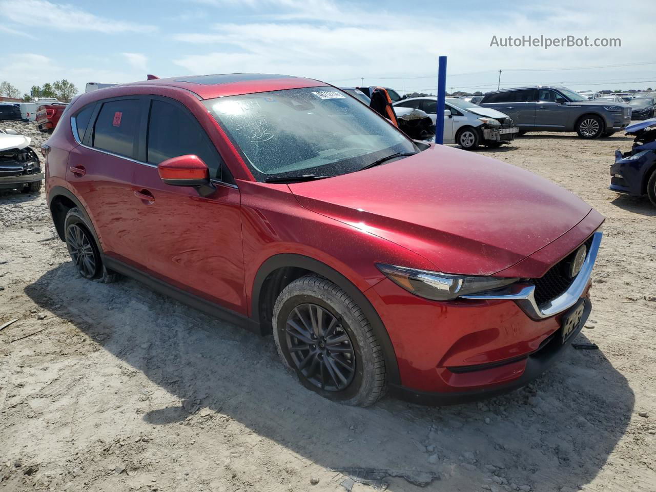 2019 Mazda Cx-5 Touring Red vin: JM3KFACM5K1684592