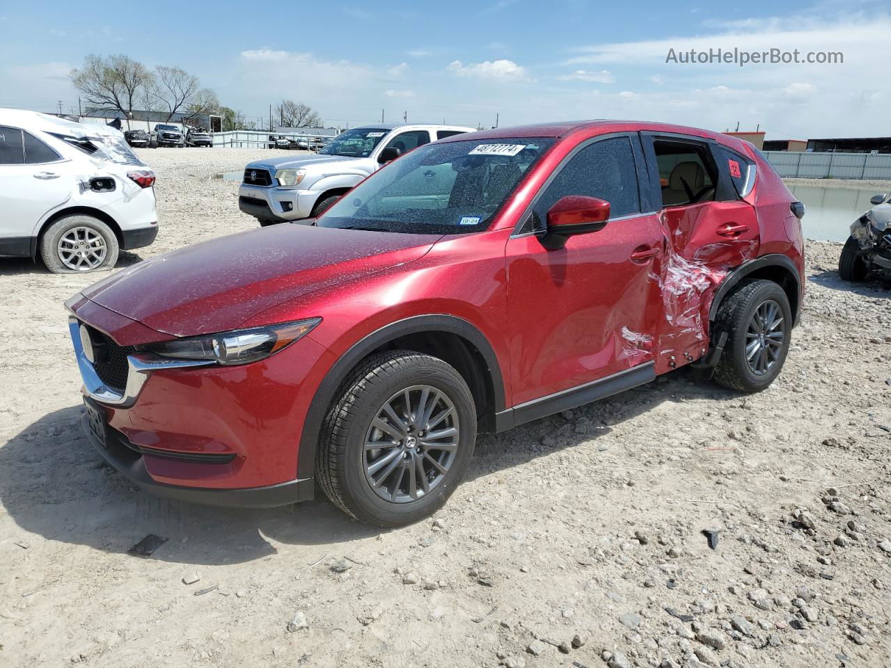 2019 Mazda Cx-5 Touring Red vin: JM3KFACM5K1684592
