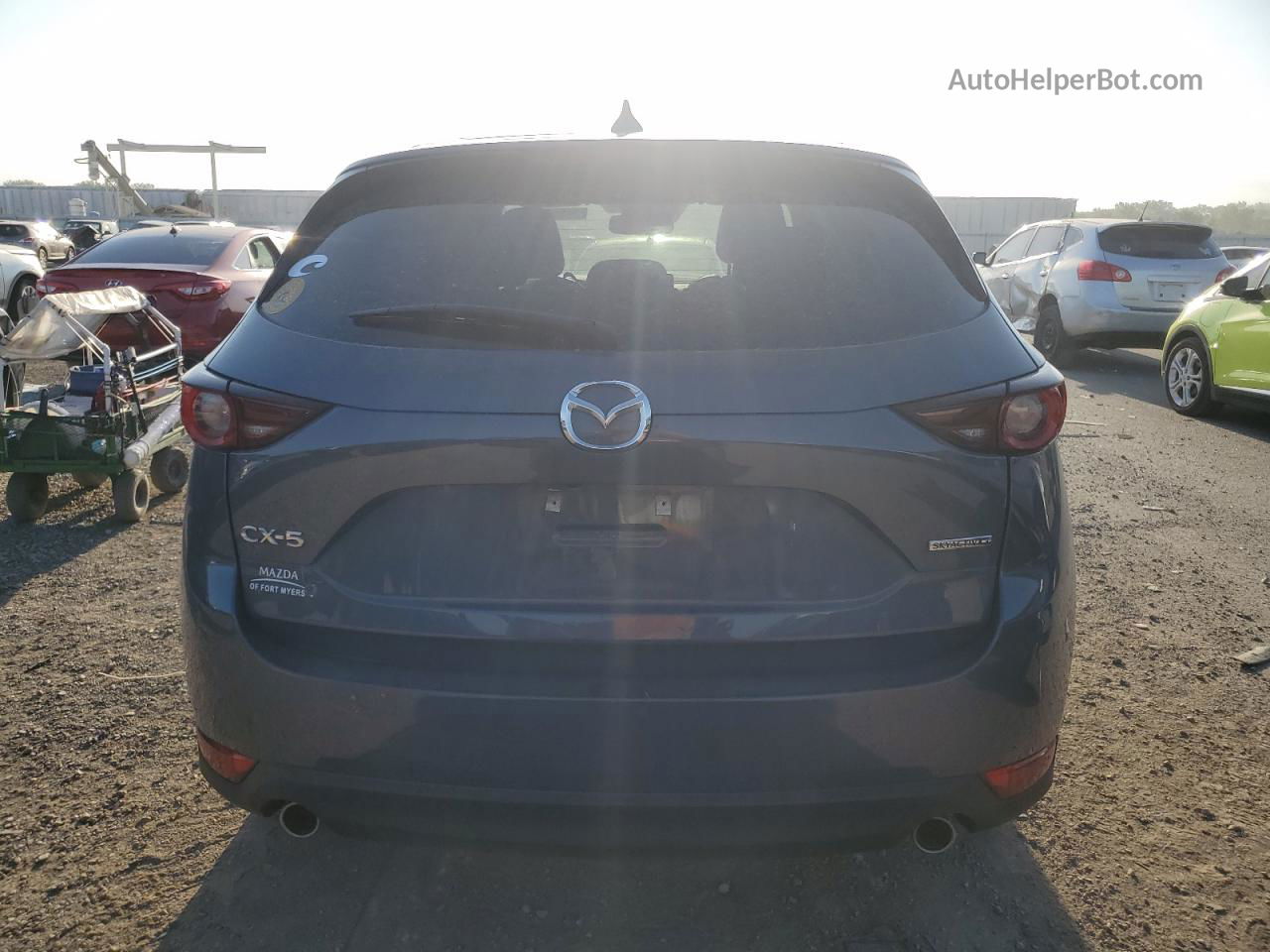 2021 Mazda Cx-5 Touring Blue vin: JM3KFACM5M0425979