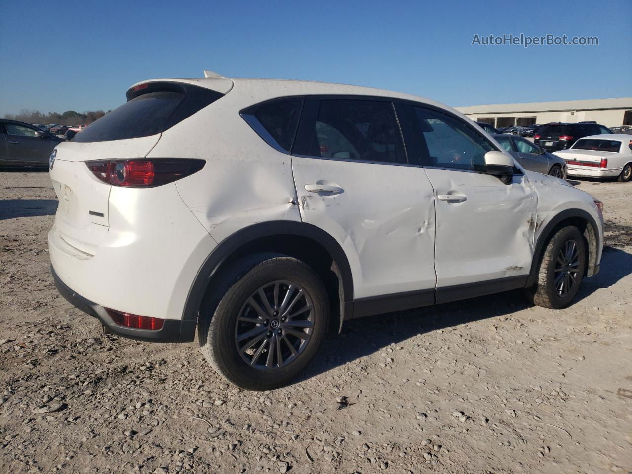 2021 Mazda Cx-5 Touring White vin: JM3KFACM5M0443012