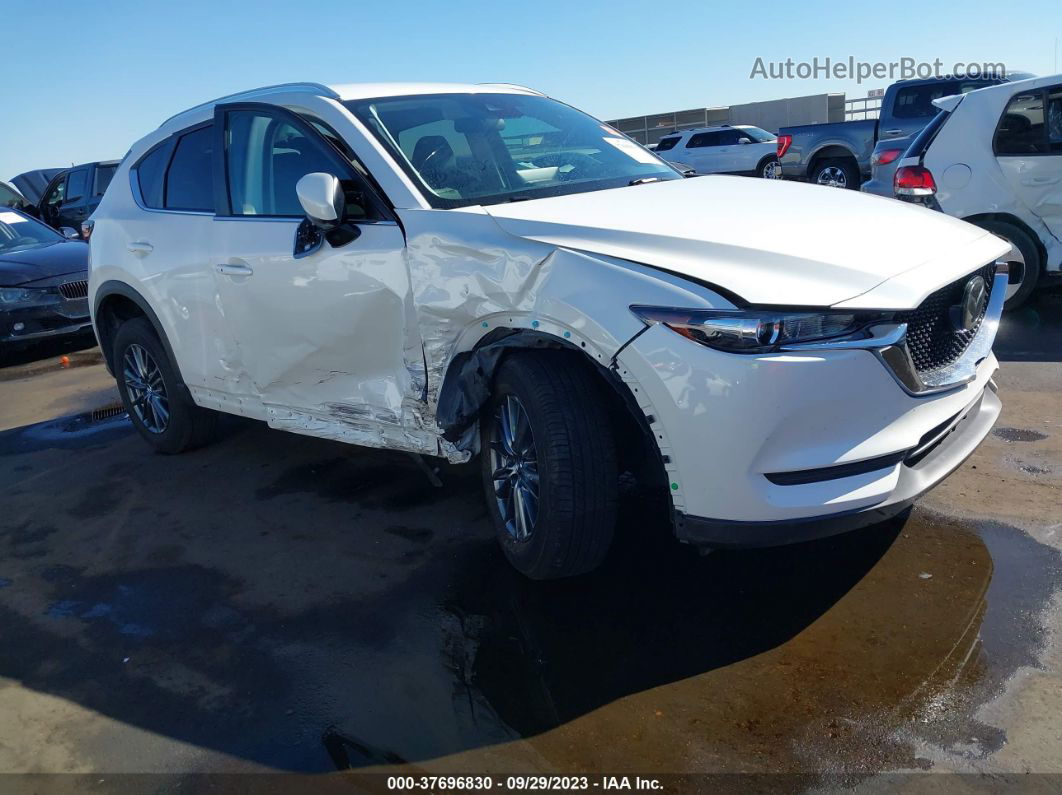 2021 Mazda Cx-5 Touring White vin: JM3KFACM5M1306291