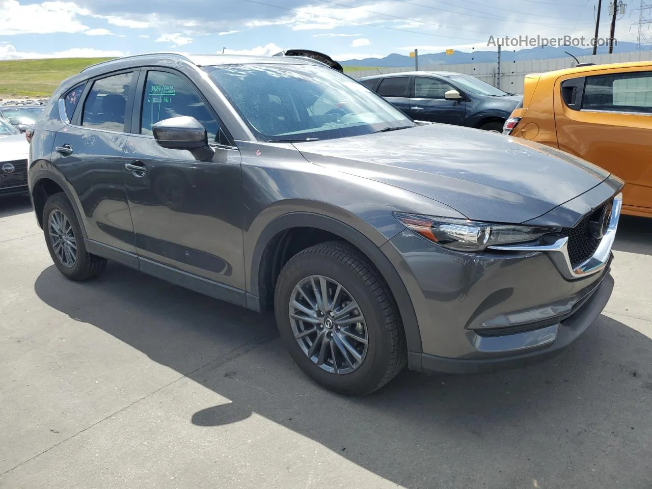 2021 Mazda Cx-5 Touring Gray vin: JM3KFACM5M1389463